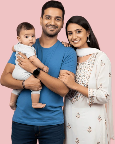 Happy couple after successful IVF treatment at Yashoda IVF Clinic Maharashtra